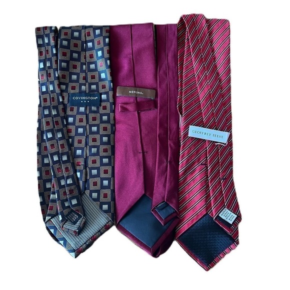 Three Ties Geoffrey Beene, Merona, Covington - Picture 3 of 3
